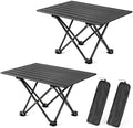 2 Pack Camping Table Foldable, Portable Folding Beach Table by Unknown