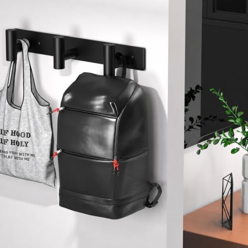Coat Rack Wall Mounted-3 Hooks, Heavy Duty Stainless Steel Wall Hooks - Image 6