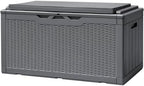 Devoko 100 Gallon Deck Box Waterproof Outdoor Storage Box by DEVOKO