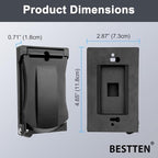 10 Pack BESTTEN Outdoor Outlet Cover - Image 5
