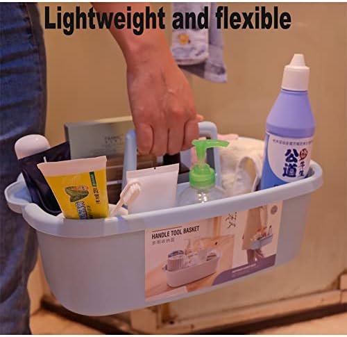 Cleaning Supplies Caddy, Large Plastic Shower Caddy Basket - Image 5