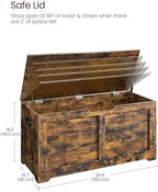 VASAGLE Storage Chest, 39.4 Inches Width Bench - Image 3