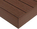 1/6 ft. x 1 ft. Quick Deck Composite Deck Tile Outside Corner Fascia in by NewTechWood