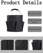 Cleaning Caddy with Handle, for Cleaning Supplies Organizer Bucket - Image 3