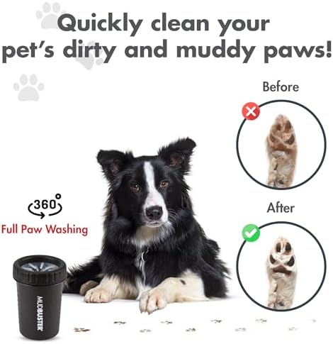 Dexas Medium Dog Paw Cleaner, Matte Black - Image 4