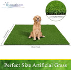 Bsmathom Artificial Grass Rug Indoor Outdoor Rug, 4x6Ft Artificial Grass Area - Image 5