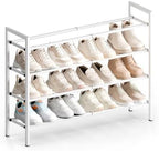 Bumusty 4 Tier Expandable Shoe Rack by BUMUSTY