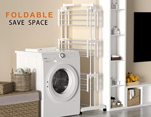HOMIDEC Clothes Drying Rack, 4-Tier Foldable Drying Rack Clothing - Image 4