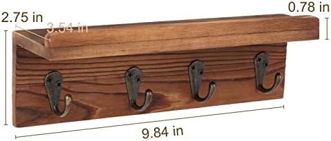 Key Holder Wall Mount, Farmhouse Wall Shelf - Image 6