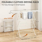 REALINN Foldable Clothes Drying Rack, Expandable Portable Indoor Outdoor - Image 5