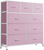WLIVE 9 Drawer Dresser for Bedroom, Tall Chest of Drawers by WLIVE