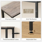 YATINEY Narrow Console Table, 2-Tier Small Sofa Table, 29.5" Thin Entryway - Image 6