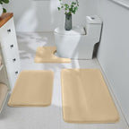HUXMEYSON 3-Piece Memory Foam Bathroom Rug Set by HUXMEYSON