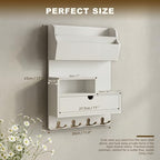 Rebee Vision Pine Wood Key Holder Wall Mount - Image 2