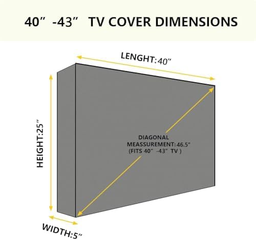 MENKOW Outdoor Waterproof TV Cover - Image 3