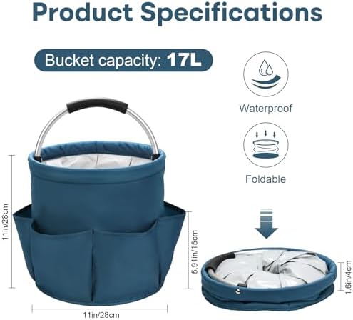 17L Foldable Waterproof Storage Basket - Image 6