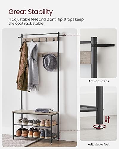 VASAGLE Coat Rack, Hall Tree - Image 6