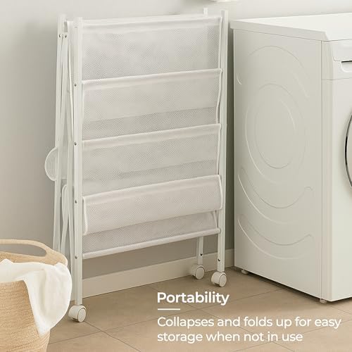 Honey-Can-Do 5-Tier Mesh Laundry Drying Rack - Image 5
