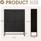 GRUSIGN Shoe Cabinet, Shoe Storage Cabinet - Image 2