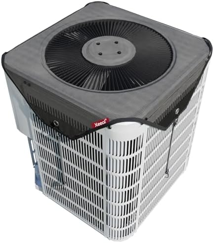 Central Air conditioner Covers for Outside Units, Mesh AC Unit Covers Outdoor by Xeeol