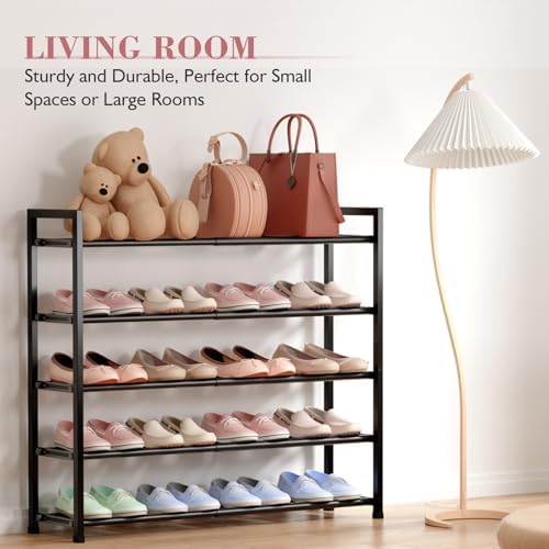 Bumusty 5 Tier Expandable Shoe Rack - Image 4