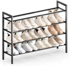 Bumusty 4 Tier Expandable Shoe Rack by BUMUSTY