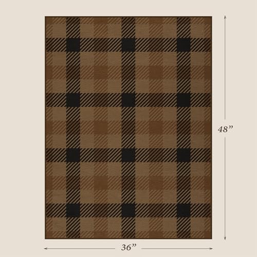 3x4 Entryway Door Mat Indoor – Washable Non Slip Small Rug - Image 2