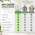 SmartSome Retractable Clothesline 14.3 FT Heavy Duty Wall Mounted Laundry - Image 7