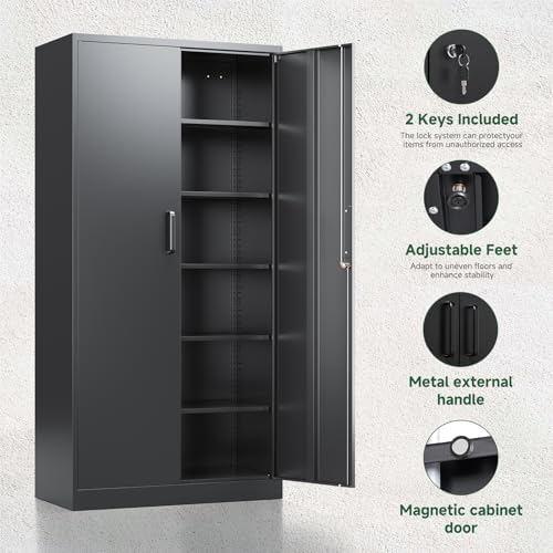 Letaya Metal Garage Storage Cabinets - Image 5