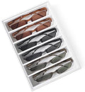 Velvet Sunglass Organizer Tray, Stackable Glasses Case by Unknown