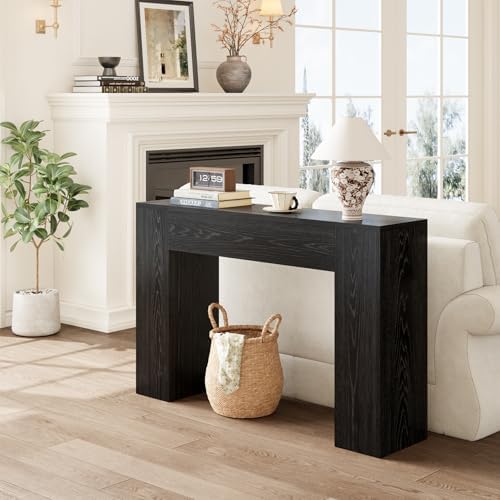 Epecoya Black 43-Inch Wood Console Table - Image 3