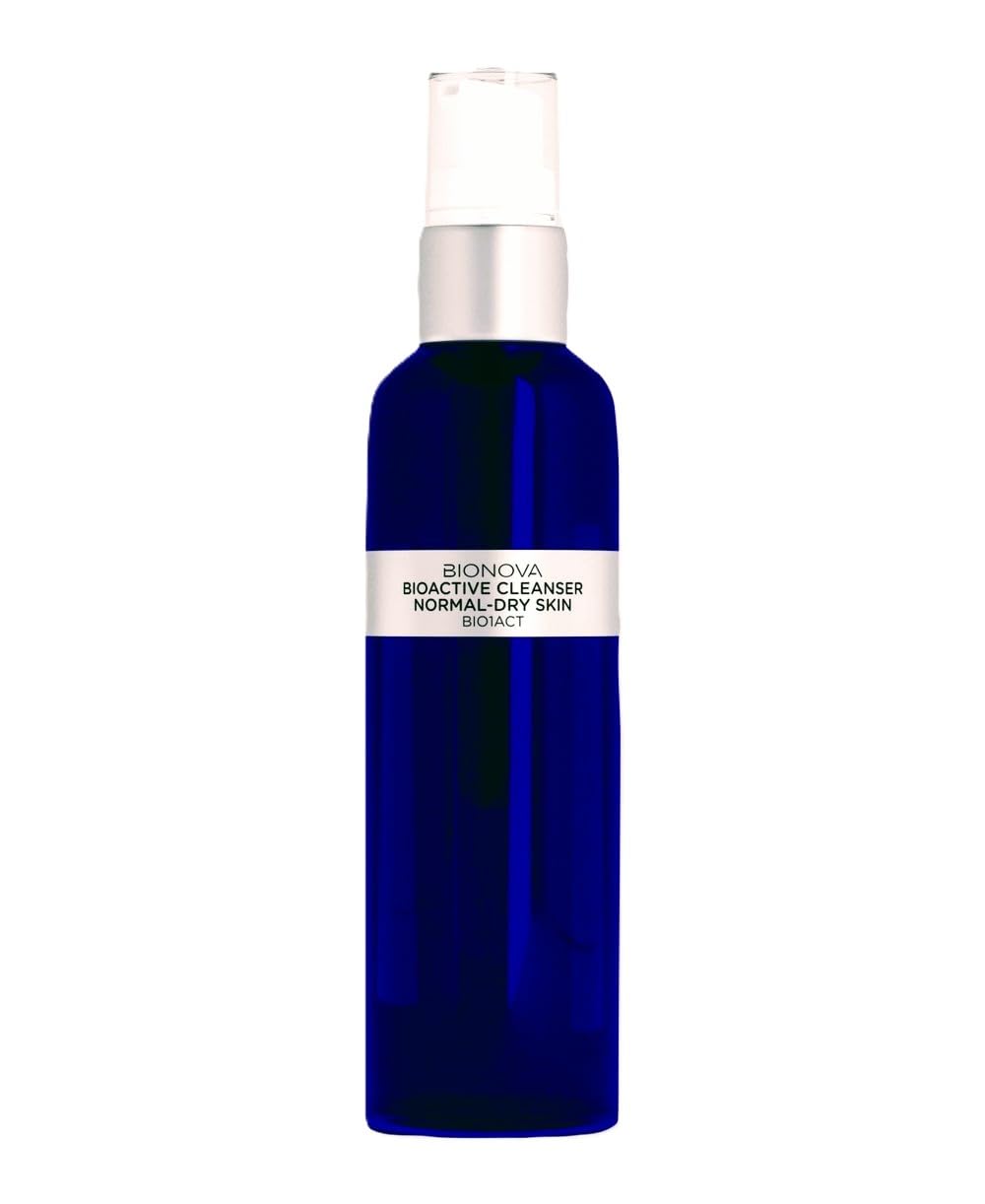 Bioactive Cleanser Normal to Dry Skin - Non-Foaming Facial Cleanser Provides a Gentle Deep Clean Face Wash and Ultra-Hydrating and Moisturizing Treatment (4.5 fl oz)