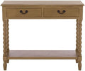 SAFAVIEH Athena 2-Drawer Wood Console Entryway Table, 35.5" CNS5702F by Unknown