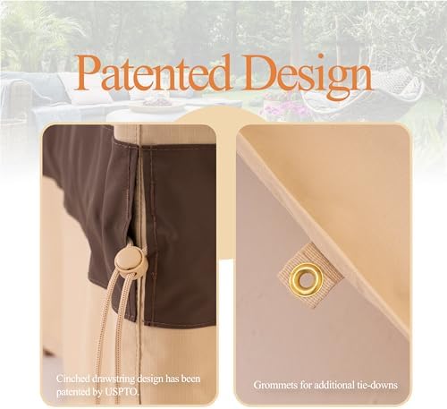 WJ-X3 Large Waterproof Patio Table Cover - Image 6