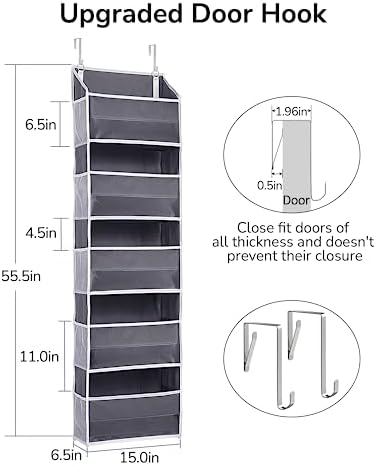 ULG 1 Pack Over Door Organizer - Image 6