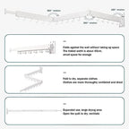 Wall Mounted Drying Rack, Foldable Clothes Drying Rack - Image 6