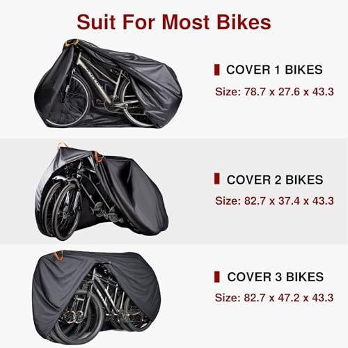 Puroma Bike Cover Waterproof Outdoor Bicycle Windproof Cover - Image 2