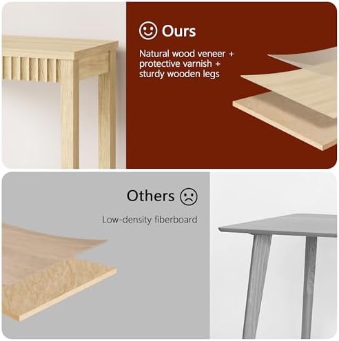 FAVOOSTY 31.5" Entryway Table, Console Tables - Image 4