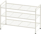 Simple Houseware 3-Tier Stackable Wired Grid Shoe Rack - Image 2