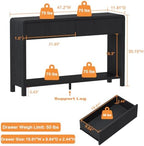 FATORRI Console Table with Storage - Image 2