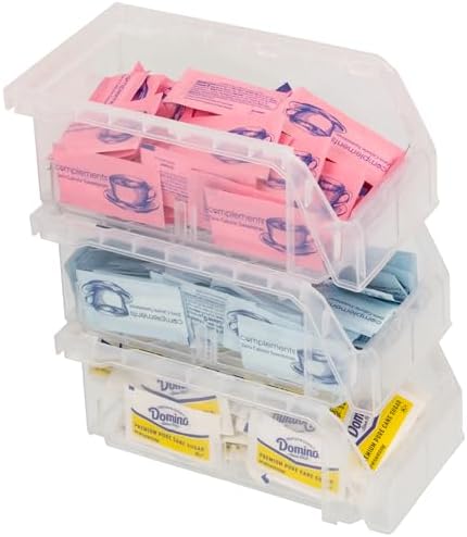 ReadySpace Small Stackable Plastic Storage Bins - Image 5