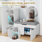 3More L-Shaped Entryway Shoe Bench - Image 5