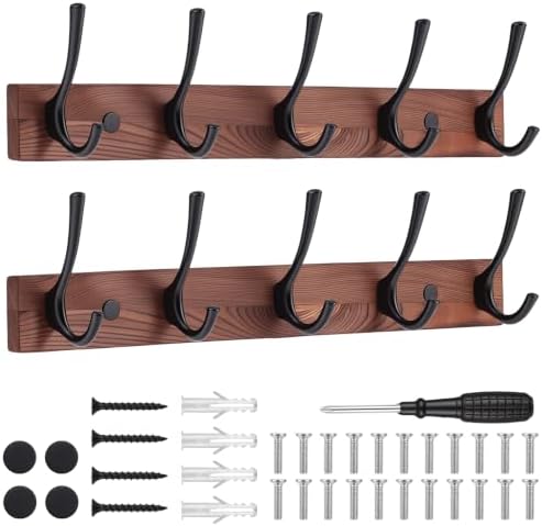 Dntorx 2Pack Wall Mounted Coat Rack by Dntorx
