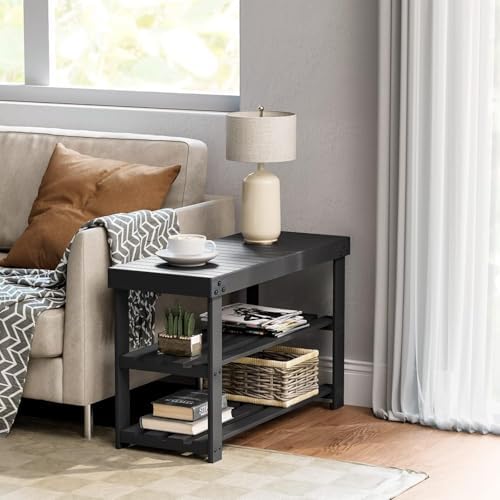 Pipishell 3 Tier Bamboo Shoe Rack Bench - Image 5