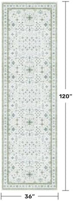 Hazo Haus Oushak 3x10 Wide Hallway Runner Rug - Image 2