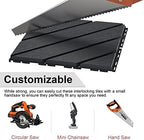 VANCASTLE Interlocking Deck Tiles 36 Pack Dark Grey 12"x12" Patio Pavers - Image 5