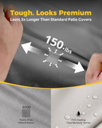 All Weather Patio Chair Cover Waterproof, 2 Pack - Image 7