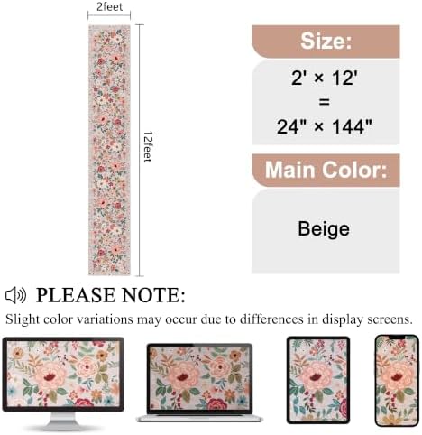 DUKINO 2x12 Washable Runner Rug, Non Slip Long Kitchen Runner Rug - Image 2