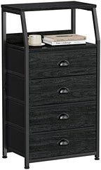 Furnulem Dorm Tall Nightstand, Small Dresser by Furnulem