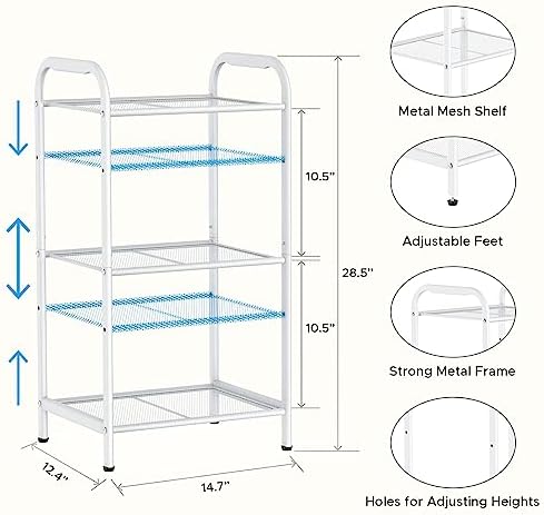 MAX Houser 3 Tier Standing Shelf Units - Image 3